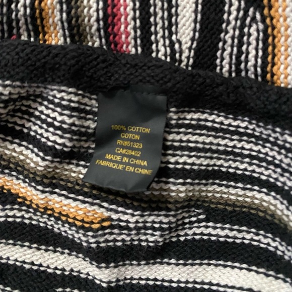 CYNTHIA STEFFE Y2K Aztec Tribal Striped Knit Bolero Boho Shrug Size XS - Picture 6 of 6